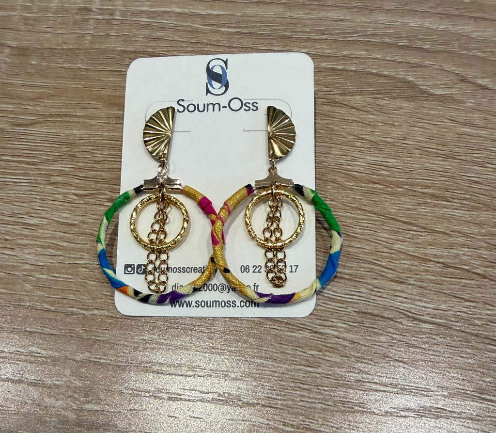 Boucle d’oreille Solara wax
