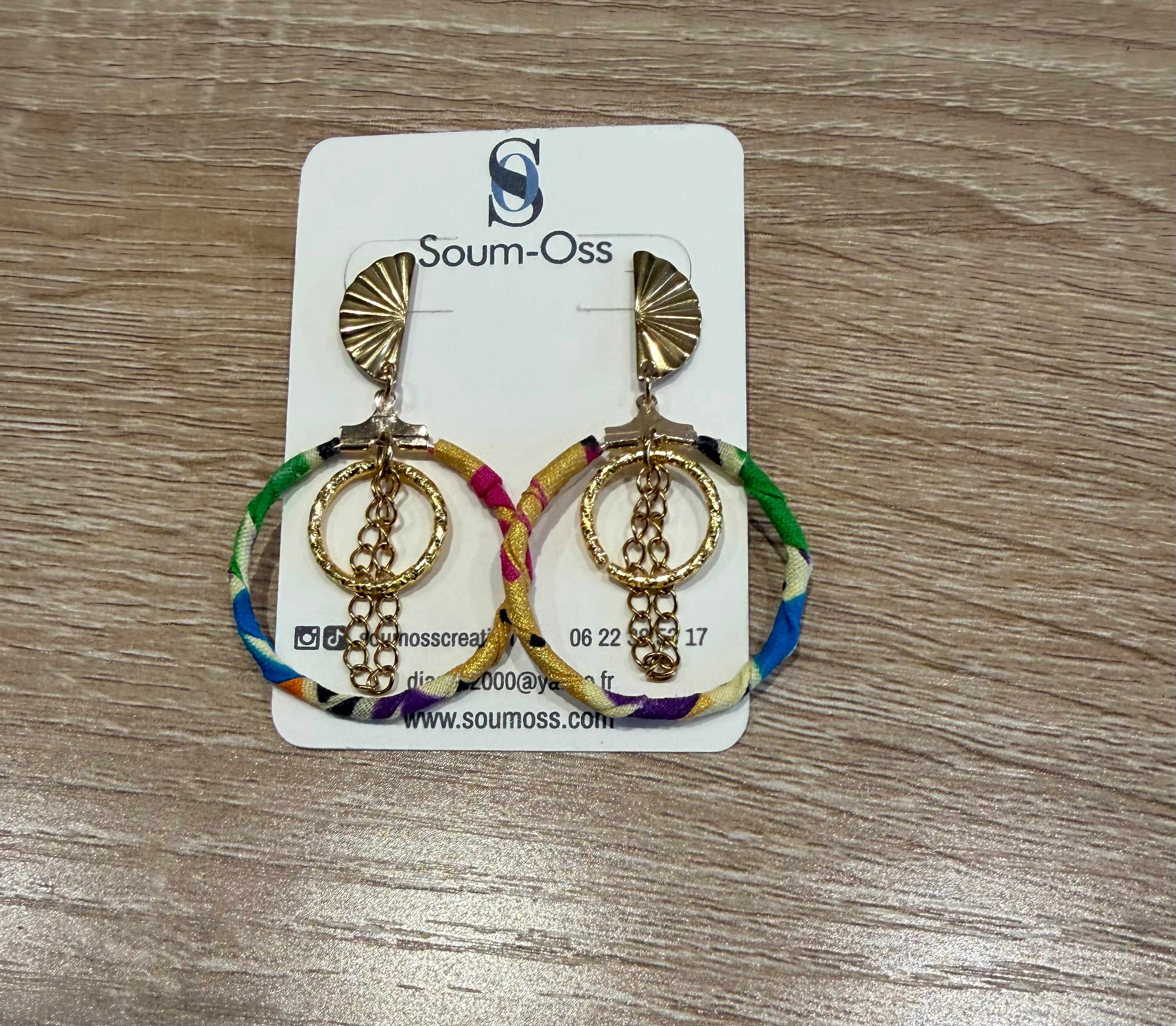 Boucle d’oreille Solara wax