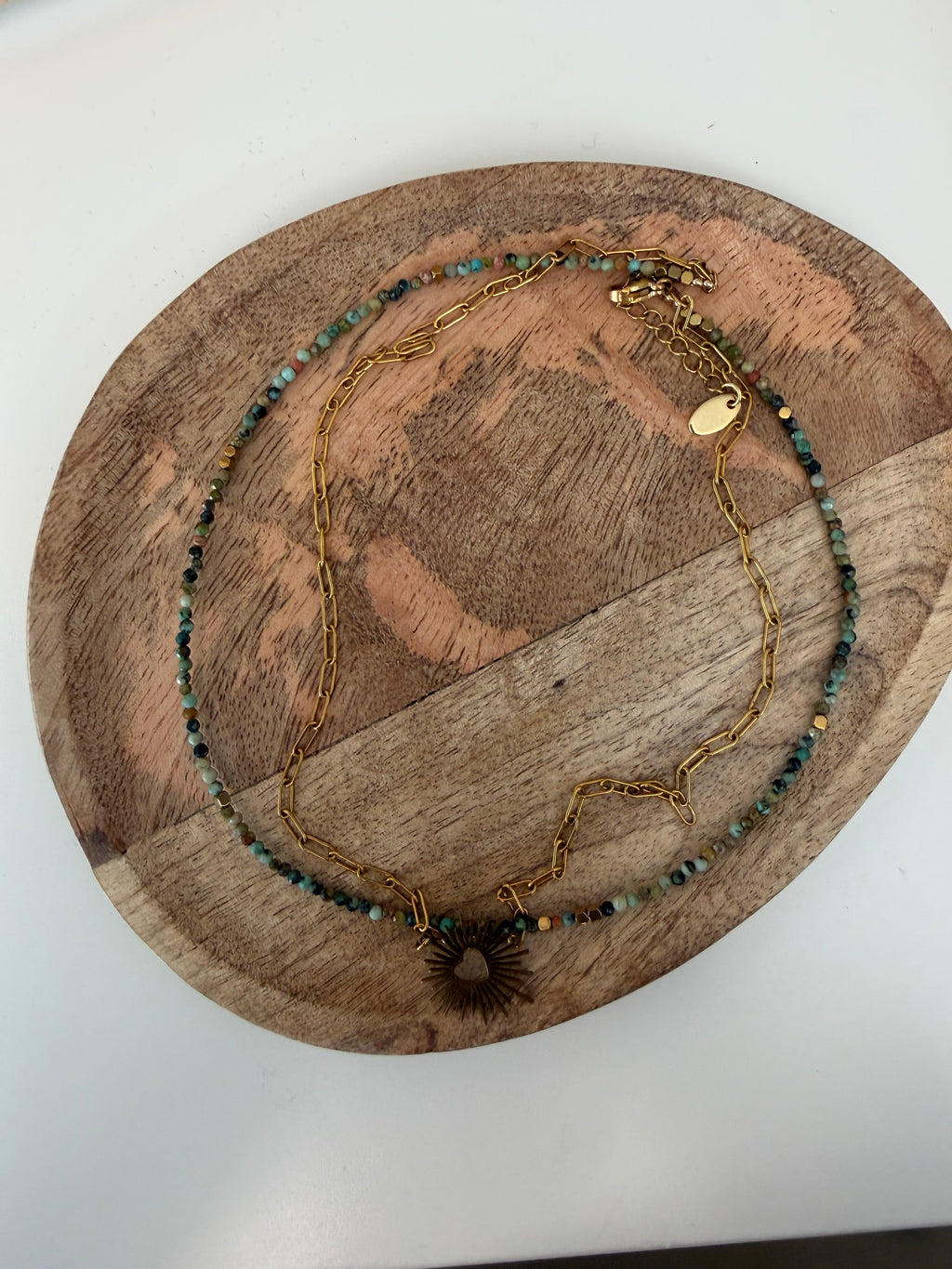 Collier double rang Soléa