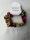 Chouchou Crunchy en Wax Africain Multicolore Fait Main