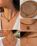 Collier double rang Soléa
