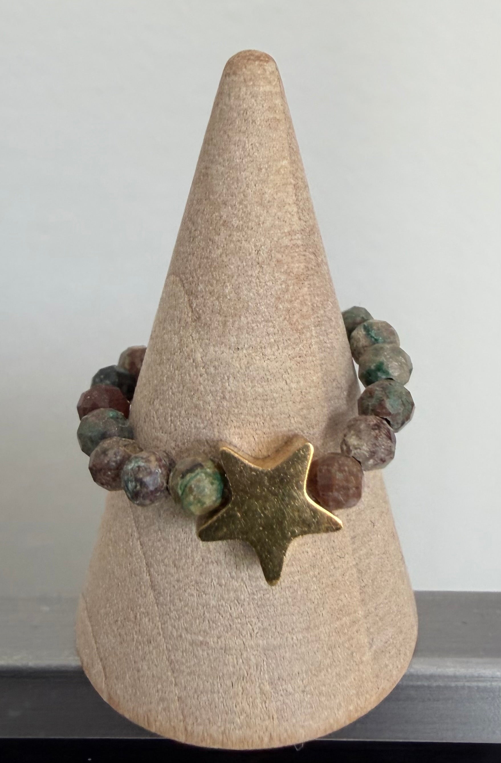 Bague stella Jaspe naturel