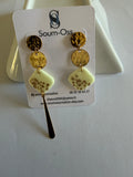 Boucles d'oreilles dépareillées Oria
