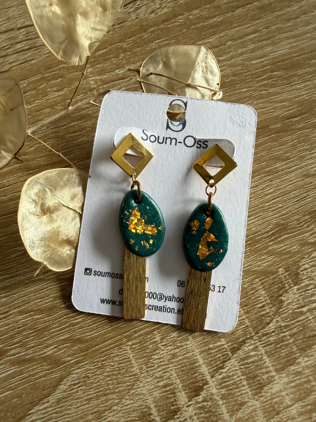Boucles d'oreilles artisanales