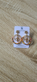 Boucles d'oreilles en wax