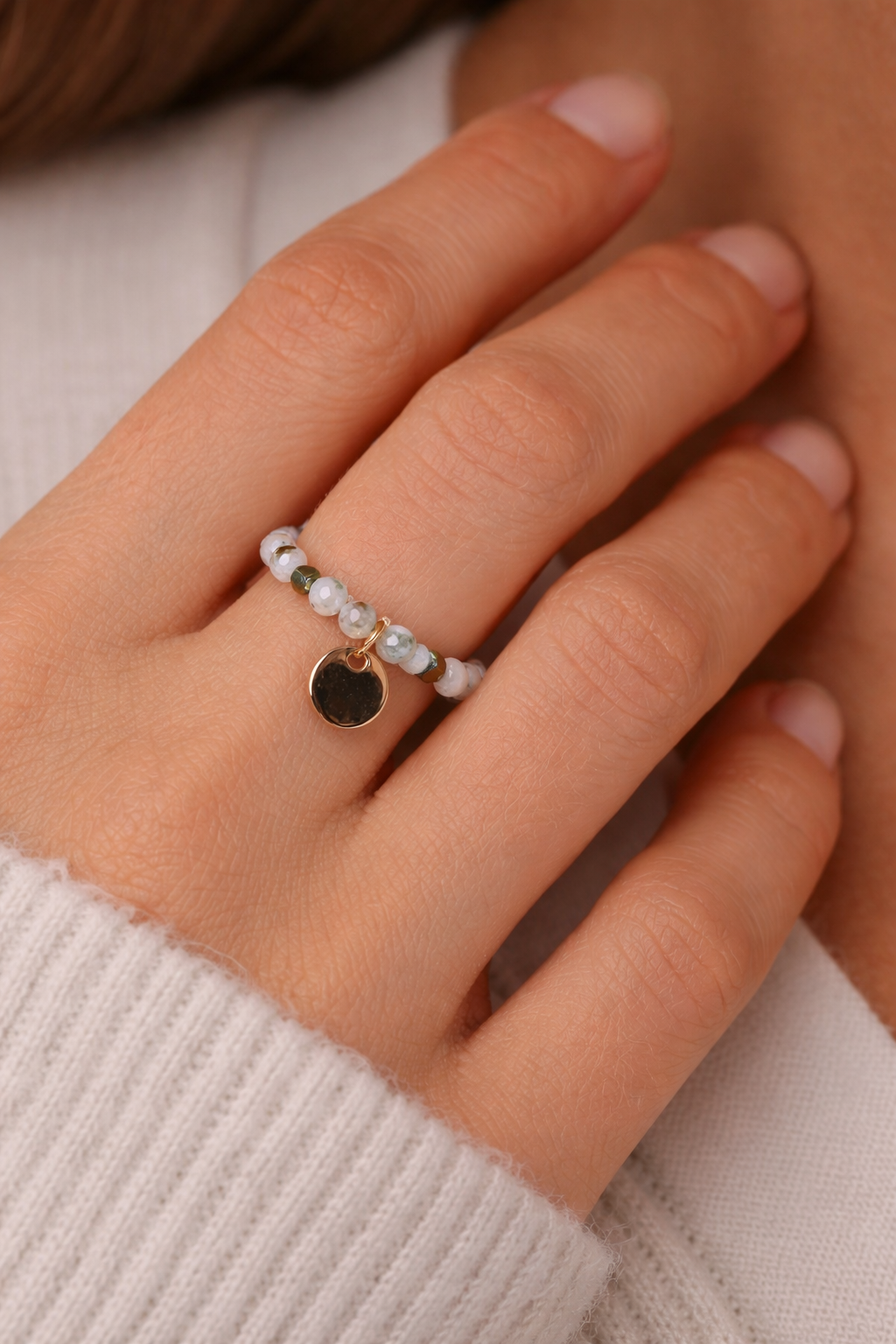 Bague pierre de lune Luna
