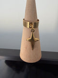Bague ajustable avec pendentif étoile