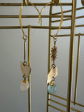 Boucles d’oreilles dépareillées Soléa