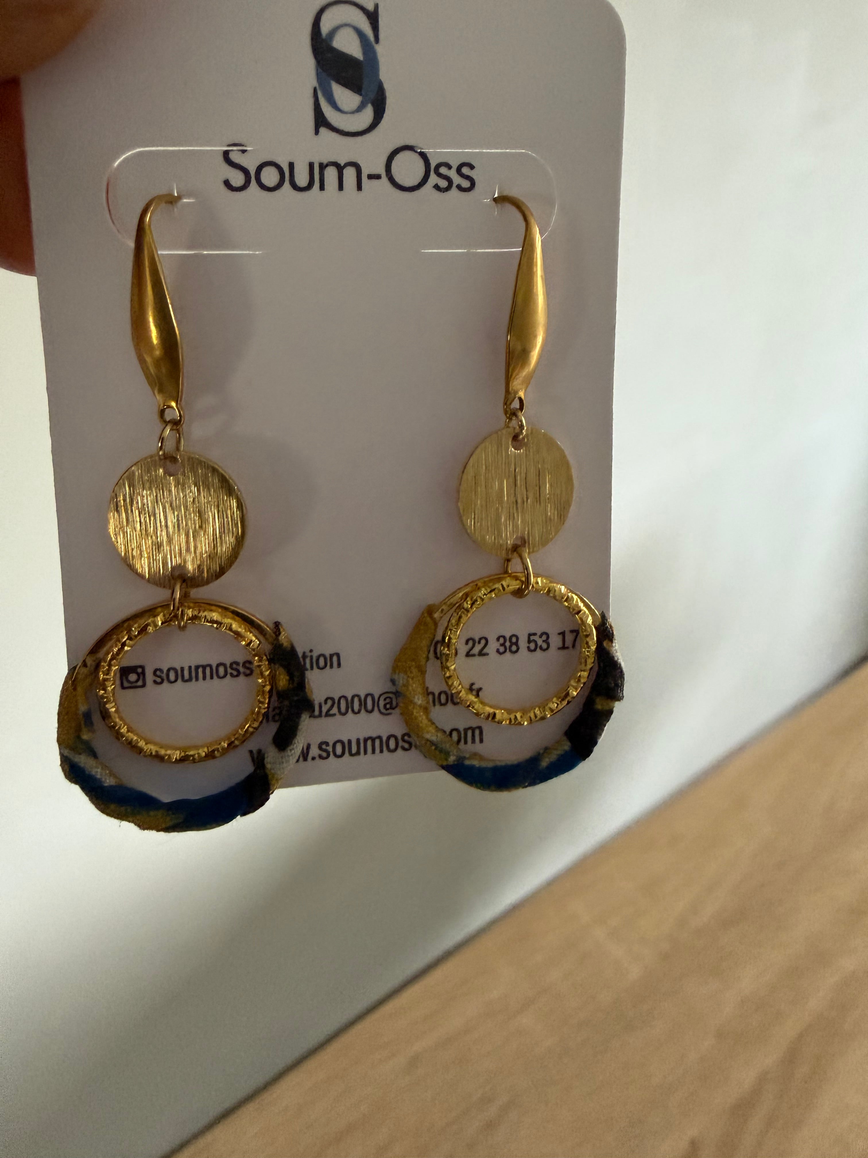 Boucles d'oreilles Aura Wax