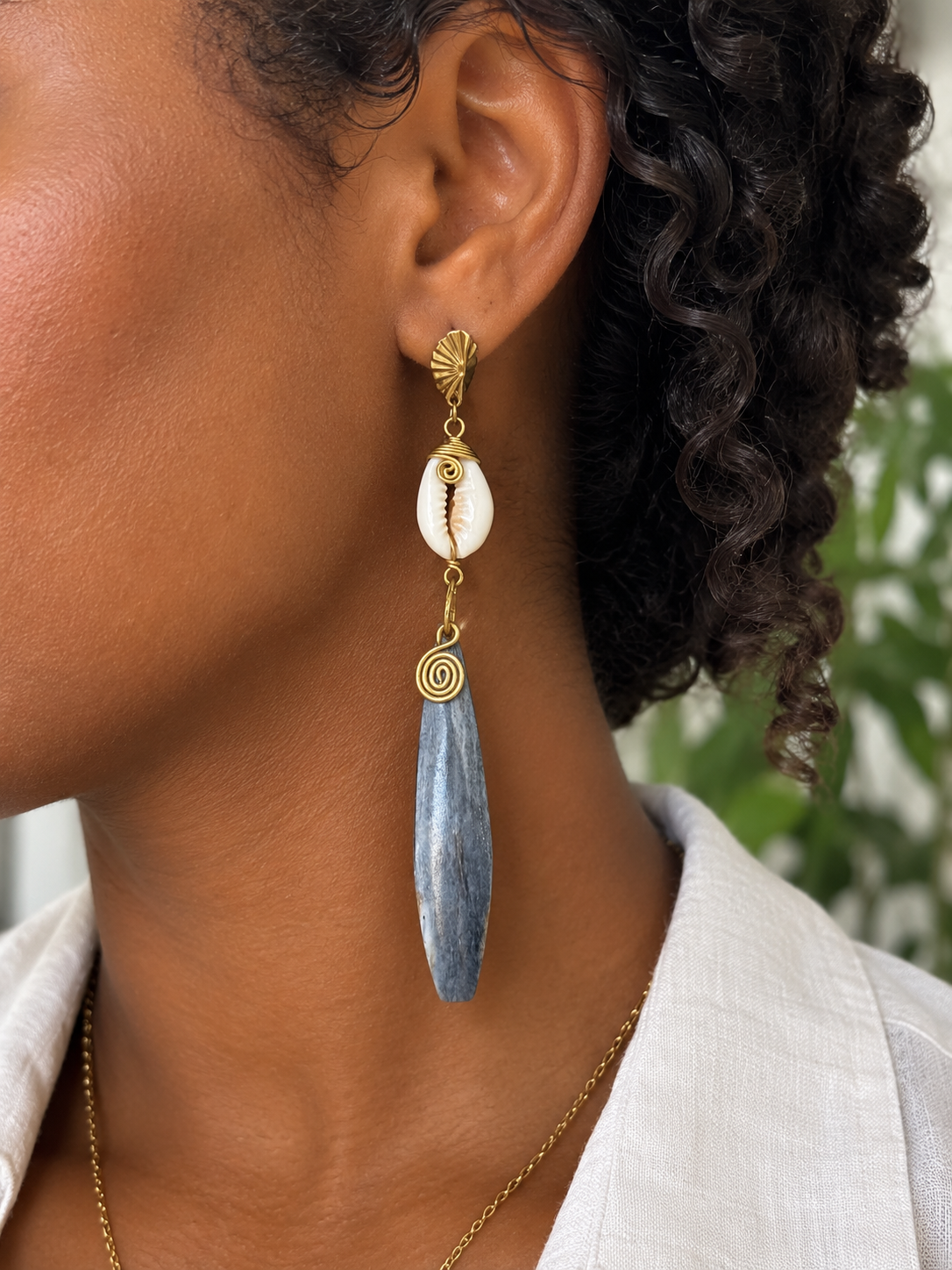 Boucles Cauris Éclat d’Afrique