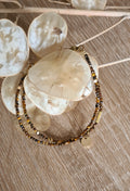 Bracelet multirang en pierre naturelle
