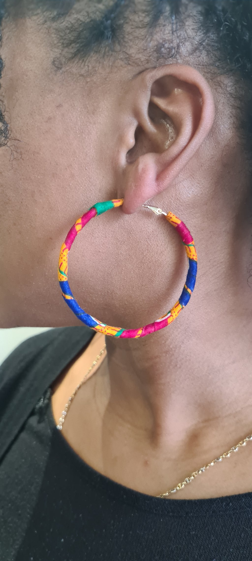 Créole en wax coloré