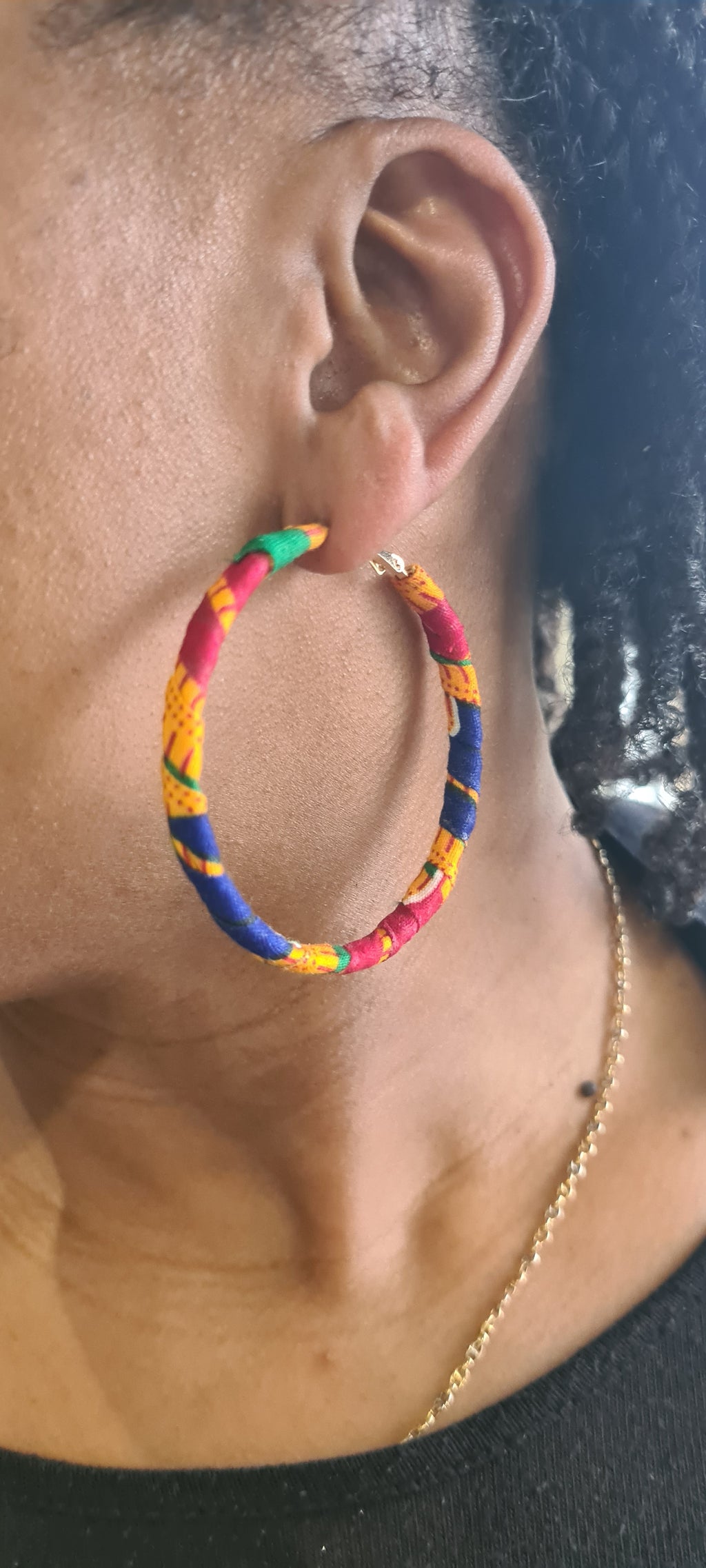 Créole en wax coloré