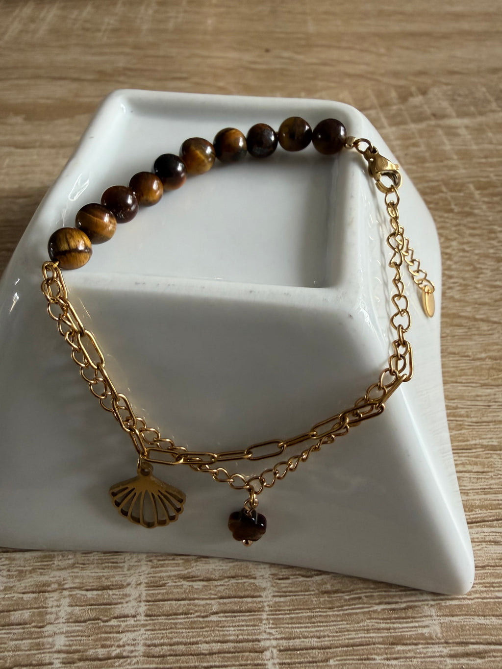 Bracelet œil de tigre Aura