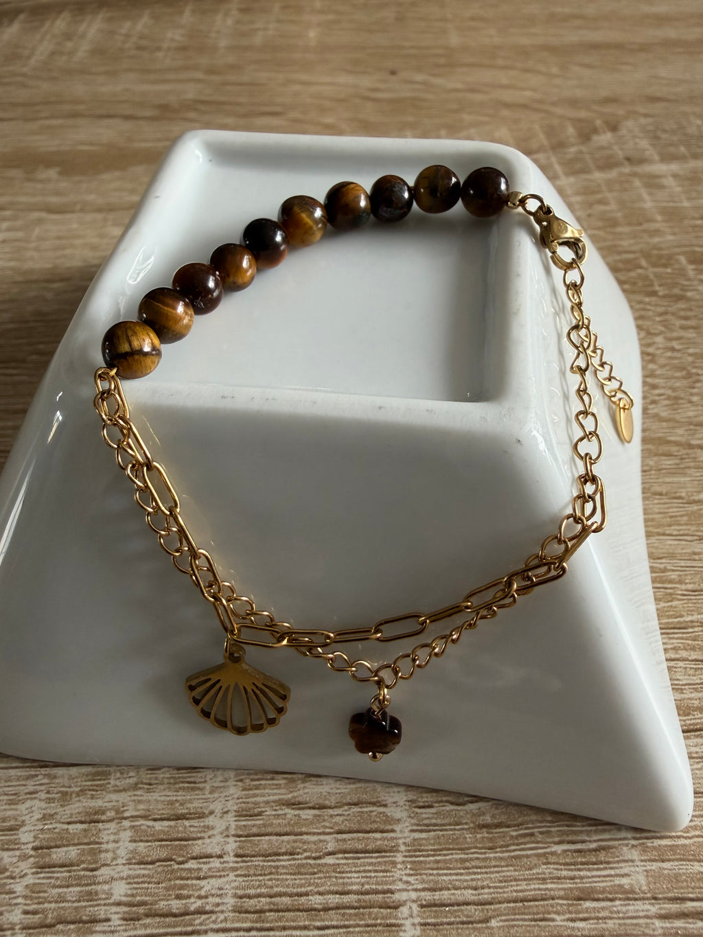 Bracelet œil de tigre Aura