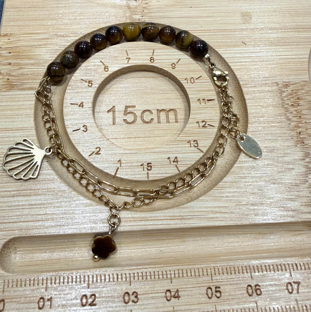 Bracelet œil de tigre Aura