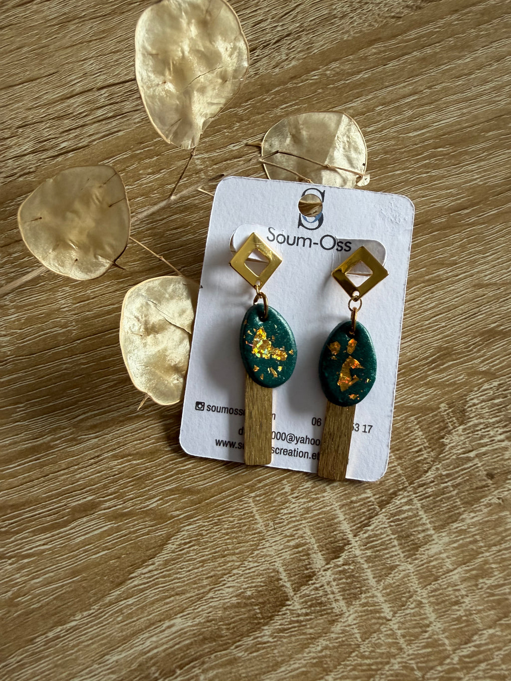 Boucles d'oreilles artisanales