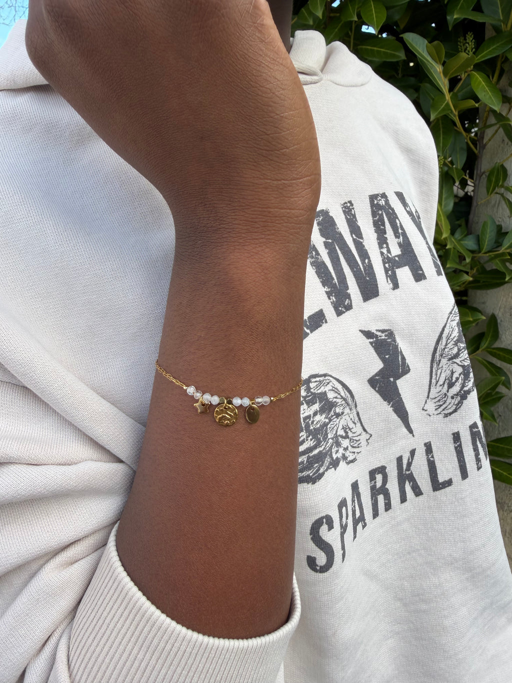 Bracelet Quartz Naturel Ajustable