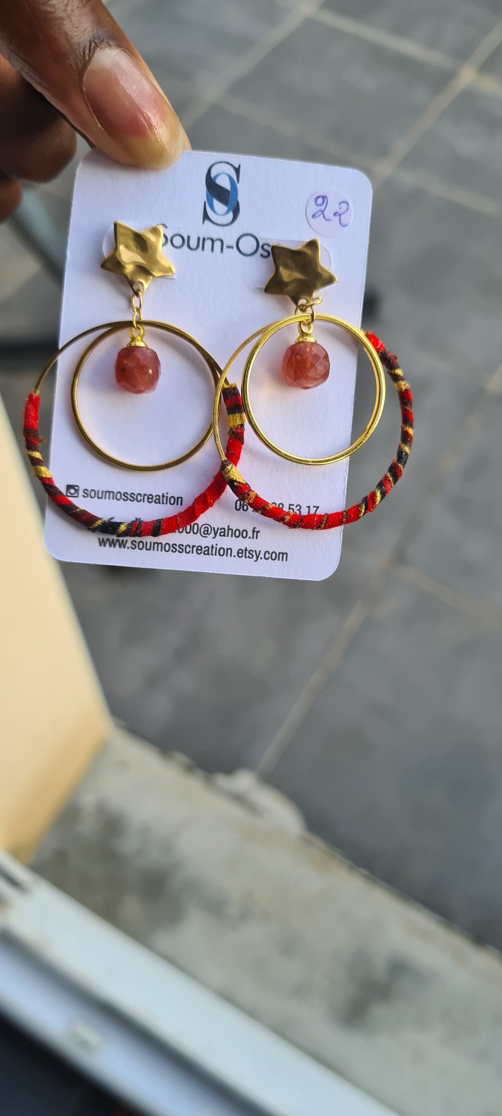 Boucles d'oreilles Nati